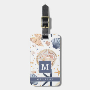 Seashell and Beach Luggage Tag