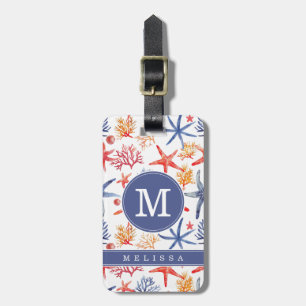Seashell and Beach Luggage Tag