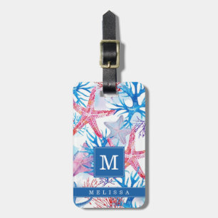 Seashell and Beach Luggage Tag