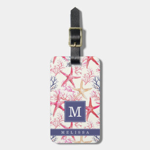 Seashell and Beach Luggage Tag