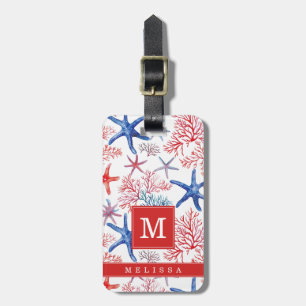 Seashell and Beach Luggage Tag