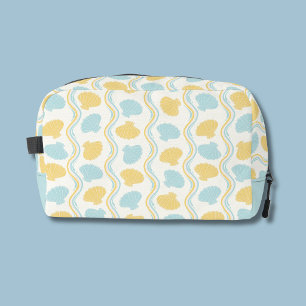 Seashell and beach waves Summer Dopp Kit
