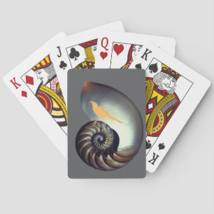 Seashell and Bird Playing Cards