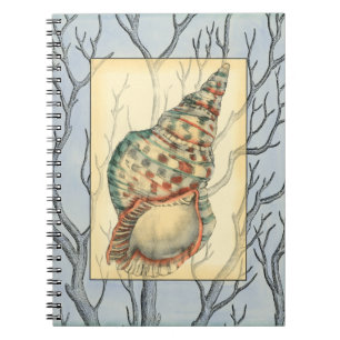Seashell and Tree Branches Notebook