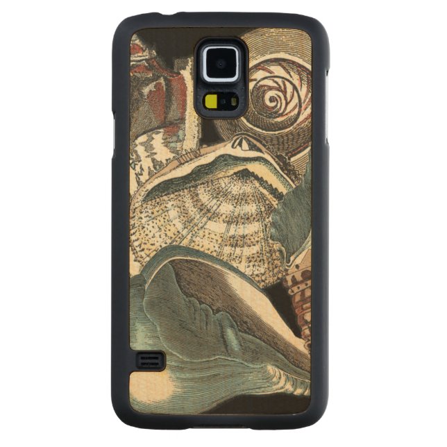 Seashell Anthology Carved Maple Galaxy S5 Case (Back)