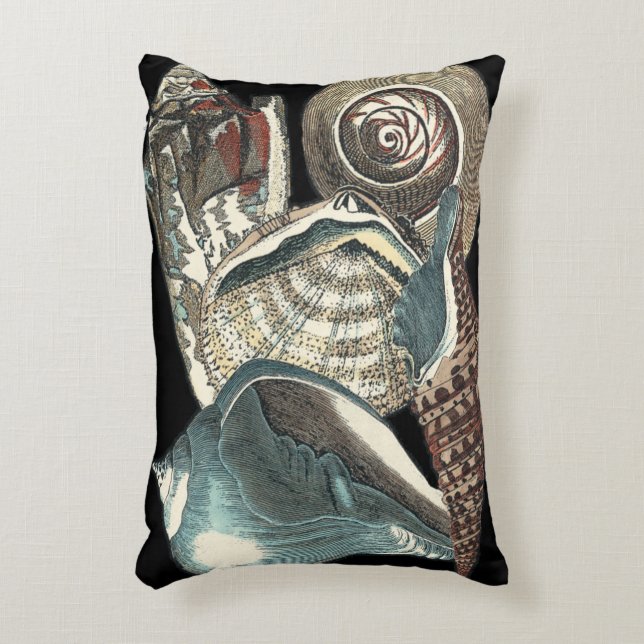 Seashell Anthology Decorative Cushion (Front(Vertical))