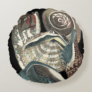 Seashell Anthology Round Cushion