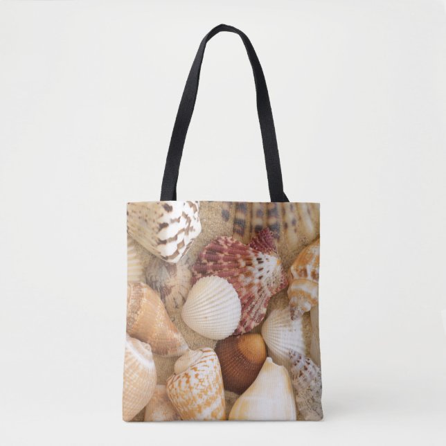 Seashell Arrangement Tote Bag (Front)