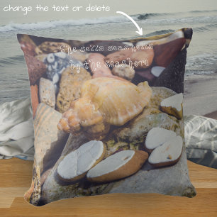 Seashell at the Seashore Cushion