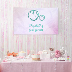 Seashell Baby Shower Banner