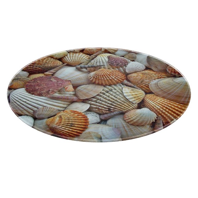 SEASHELL BEACH CUTTING BOARD (Corner)
