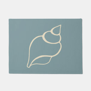 Seashell Beach Shell Doormat Welcome Mat Rug Gift