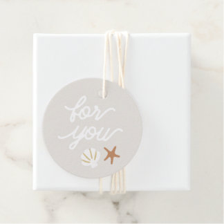 Seashell Beach Starfish For You Favour Tags