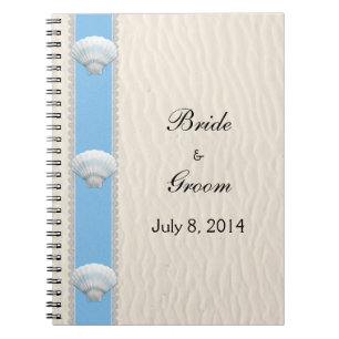 Seashell Beach Wedding Guest Book