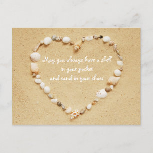 Seashell Blessings Postcard