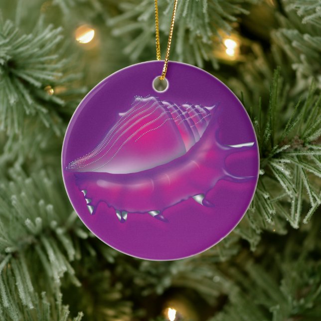 Seashell Ceramic Ornament (Tree)