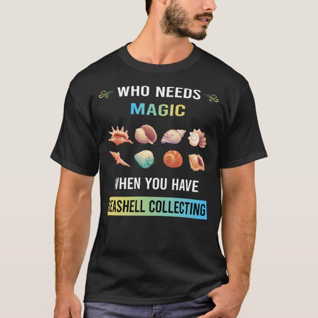 Seashell Collecting Seashells Sea Shell Shelling T-Shirt (Front)