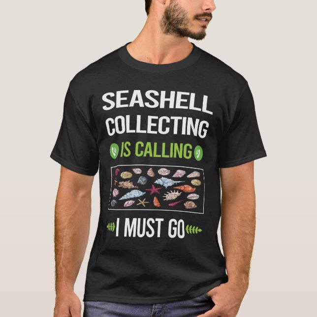 Seashell Collecting Seashells Sea Shell Shelling T-Shirt (Front)