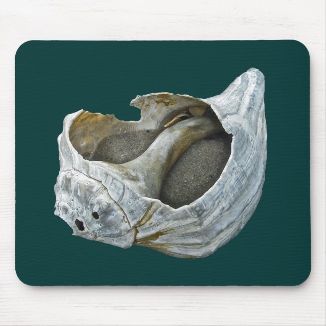 Seashell - Customise Choose your background colour Mouse Pad (Front)