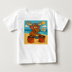 Seashell DJ – Beach Beats Tee for Kids