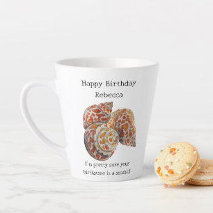 Seashell/Fossickers Birthday Latte Mug