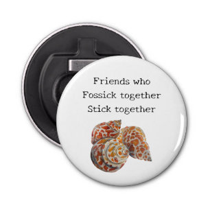 Seashell/Fossickers  Bottle Opener