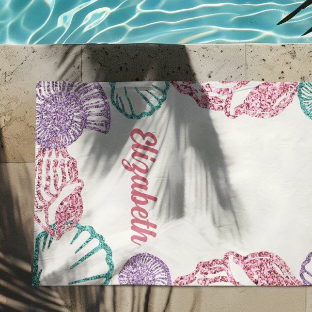 Seashell Girls Beach Towel (Creator Uploaded)
