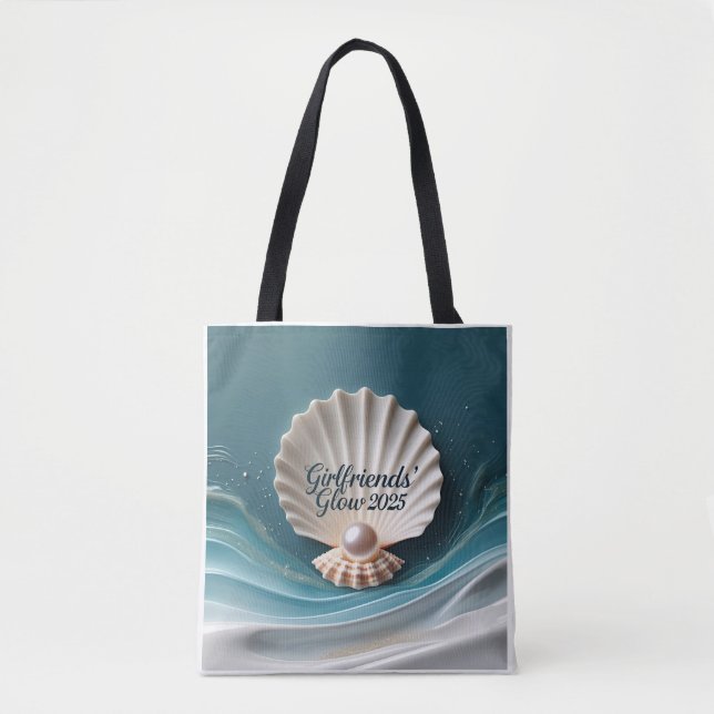 Seashell Glow Tote Bag (Front)