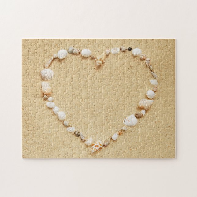 Seashell Heart Jigsaw Puzzle (Horizontal)
