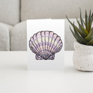 Seashell Illustration Card