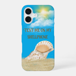 Seashell In Sand In Sunshine iPhone 16 Case