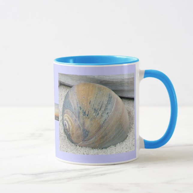 Seashell in Sunset Colours Mug (Right)