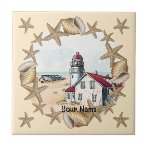 Seashell Lighthouse  tile