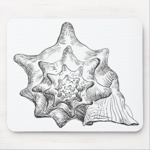 Seashell Mouse Pad