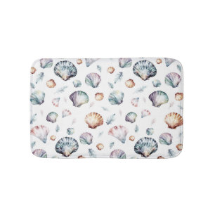 Seashell Ocean Beach Sea Shell Design 358 Bath Mat