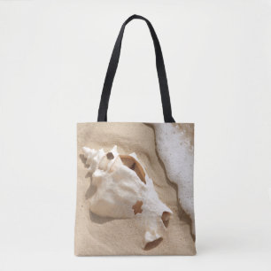 Seashell On Beach Grand Turk Caribbean Island Tote Bag
