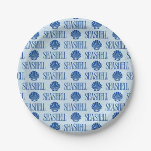 Seashell Paper Plate