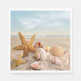 Seashell party napkins