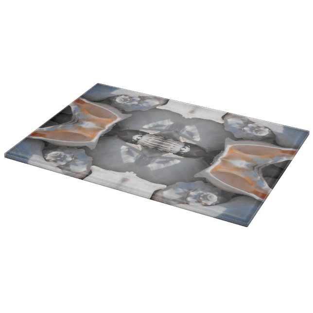 Seashell Pattern Cutting Board (Corner)