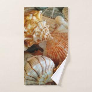 Seashell Pattern Hand Towel