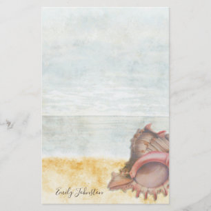 Seashell Personalised Stationery