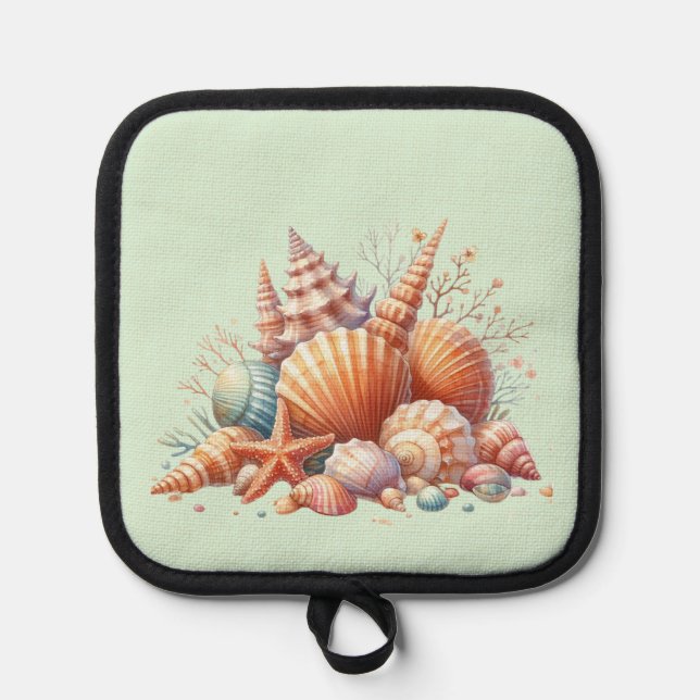 Seashell Pot Holder  (Front)