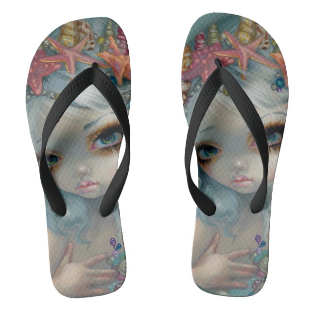 "Seashell Princess" Thongs (Footbed)