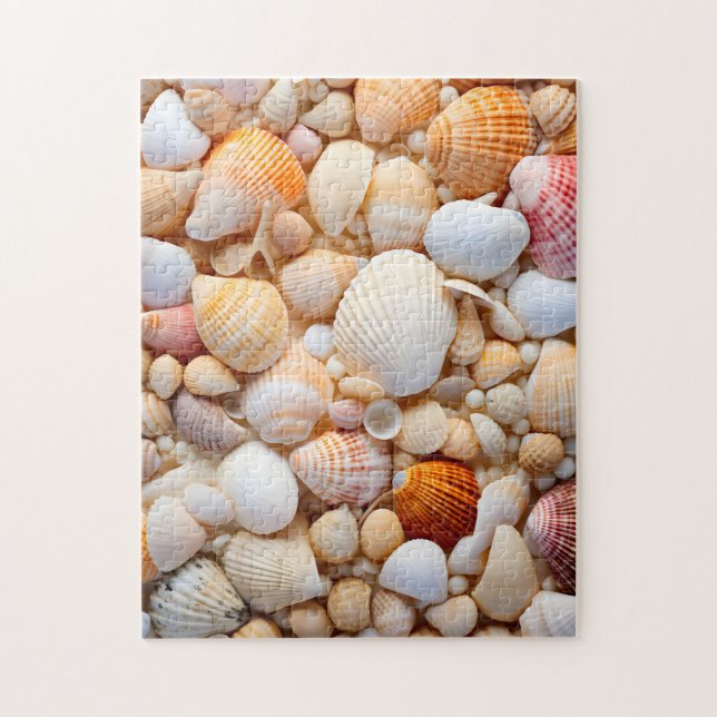 Seashell Puzzle.  Jigsaw Puzzle (Vertical)