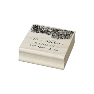 seashell return address stamp