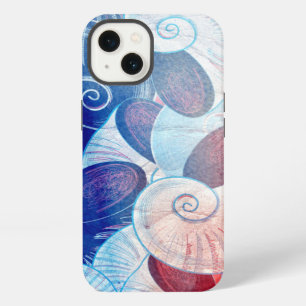 Seashell Scene Pattern iPhone Case
