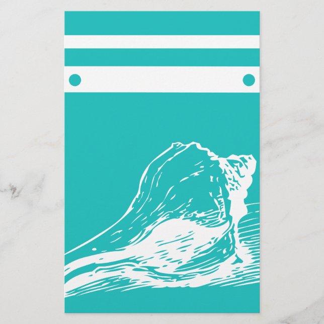 Seashell Scrapbook Paper (Front)