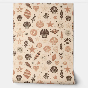 Seashell Seamless Pattern Wallpaper
