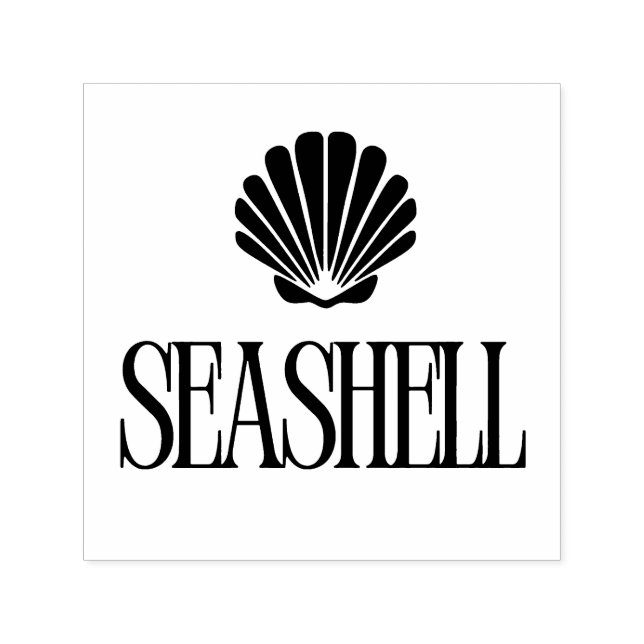 Seashell Self-inking Stamp (Design)