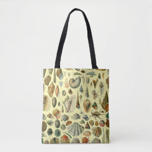 Seashell Shell Mollusk Clam Elegant Classic Art Tote Bag